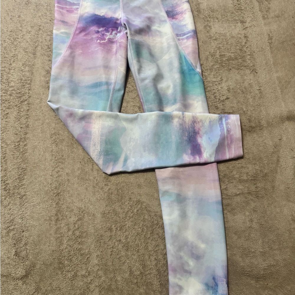 Old Navy Kids Leggings in Pastel Swirl